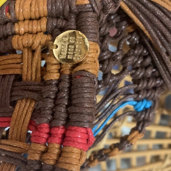 Free people oropendola belt size small new without tags dual macrame main image 10